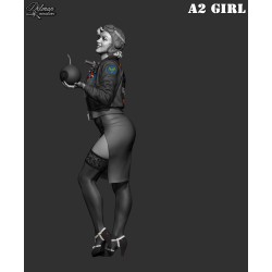 A2 Girl .Scale 90mm