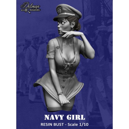 NAVY GIRL. Bust 1/10