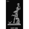 NAVY GIRL. Scale 90mm