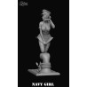 NAVY GIRL. Scale 90mm