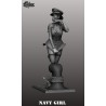 NAVY GIRL. Scale 90mm