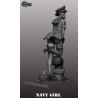 NAVY GIRL. Scale 90mm