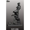 NAVY GIRL. Scale 90mm