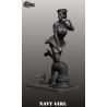 NAVY GIRL. Scale 90mm