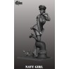 NAVY GIRL. Scale 75mm