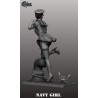 NAVY GIRL. Scale 75mm