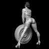 V8-Girl. Scale 90mm