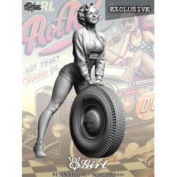 V8-Girl.Exclusive. Scale 90mm