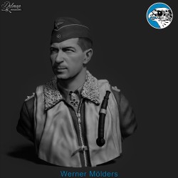 Werner Molders.Bust Scale 1/12