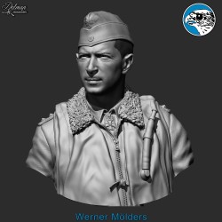 Werner Molders.Bust Scale 1/12