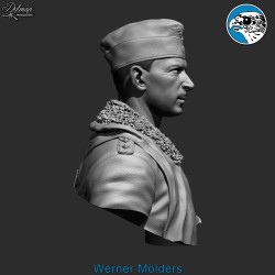 Werner Molders.Bust Scale 1/12