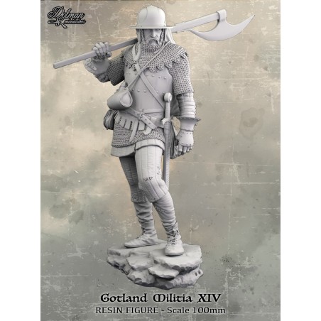 Gotland Militia XIV.Scale 100mm