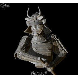 Samurai .Bust scale 1/10