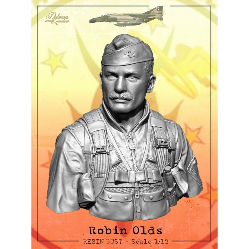 Robin Olds.Bust Scale 1/12