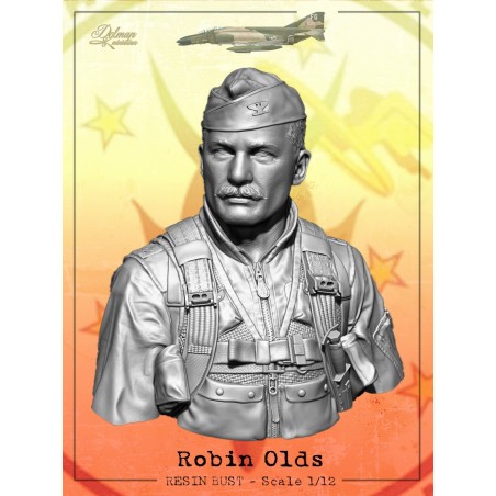 Robin Olds.Bust Scale 1/12