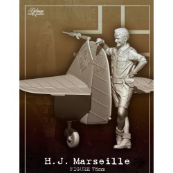 H.J.Marseille 80mm with Bf109 tail