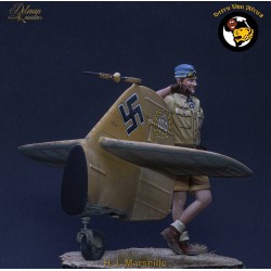 H.J.Marseille 100mm with Bf109 tail