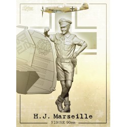 H.J.Marseille 100mm with Bf109 tail