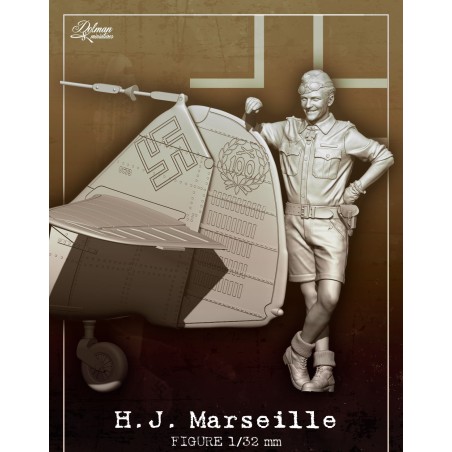 H.J.Marseille  1/32  with Bf109 tail