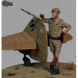 H.J.Marseille  1/32  with Bf109 tail