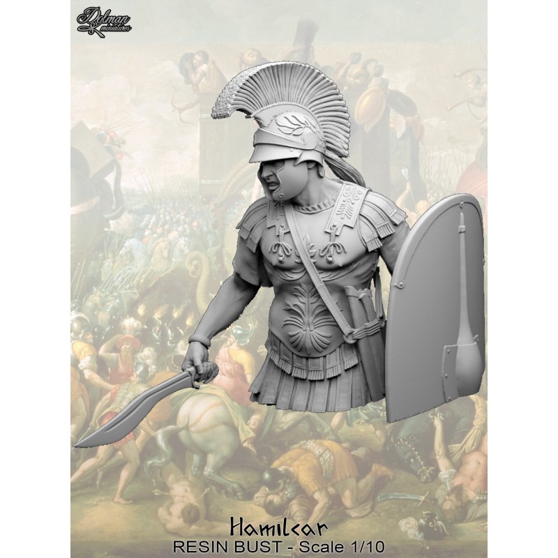 Hamilcar. Bust  Scale 1/10