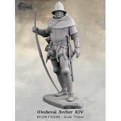 Medieval Archer XIV .Scale 75mm