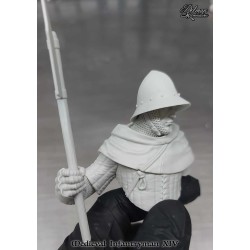 Medieval Infantryman XIV .Bust scale 1/10