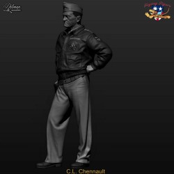 C.L.Chennault.Scale 100mm