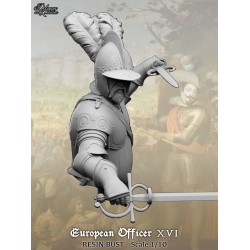 European Officer XVI c.Bust  1/10