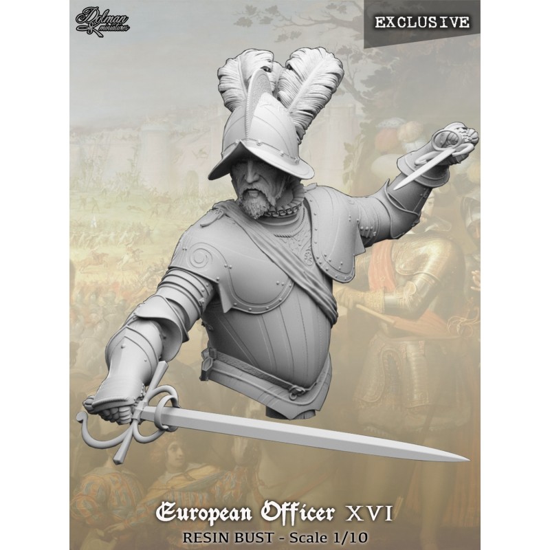 European Officer XVI c. Exclusive Bust  1/10