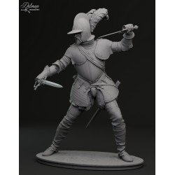 European Officer XVI c .Scale 100mm