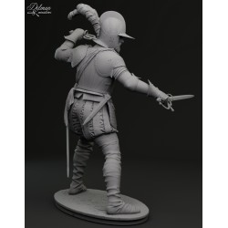 European Officer XVI c .Scale 100mm