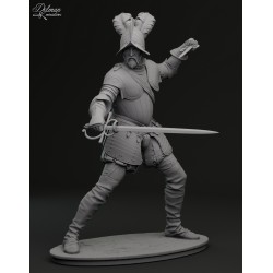 European Officer XVI c .Scale 100mm