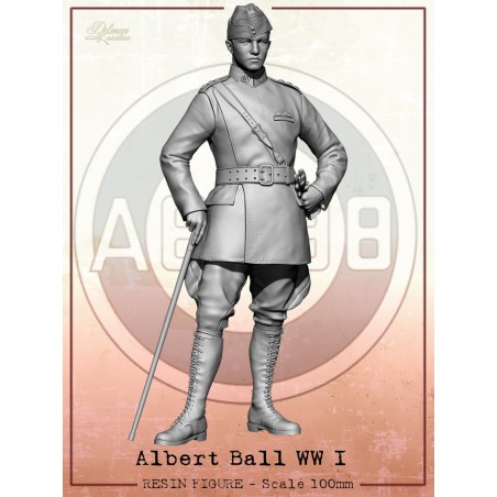 Albert Ball WW1 .Scale 100mm