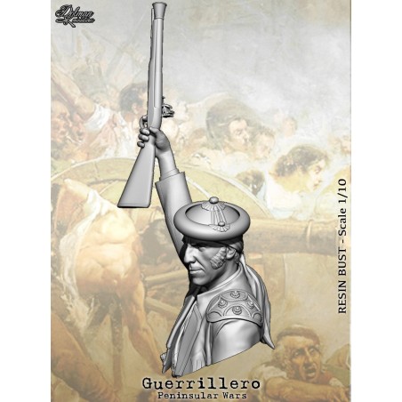 Guerrillero.Peninsular Wars. Bust Scale 1/10