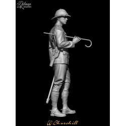 W.Churchill . Scale 100mm