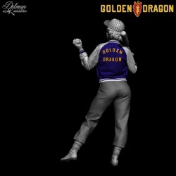 GOLDEN DRAGON .Scale 90mm