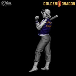 GOLDEN DRAGON .Scale 90mm