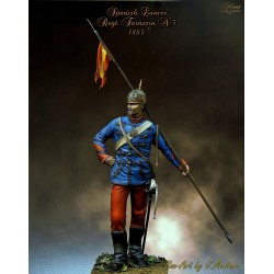 Spanish Lancer.Reg Farnesio,1885. 100mm