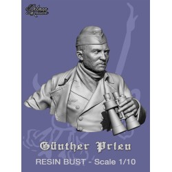 Günther Prien.Bust scale 1/10