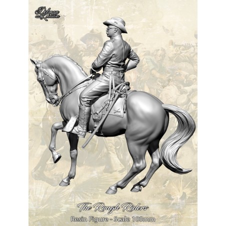 The Rough Riders.Scale 100mm