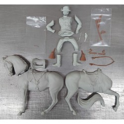 The Rough Riders.Scale 100mm