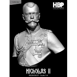 HBP.Nicholas II. Eclusive .Bust  Scale 1/6