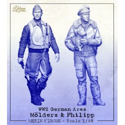 WW2 German Aces.W.Mölders and H.Philipp . Scale 1/48