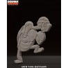 68th Tank Battalion.WW2. Flat Figure  7cm High