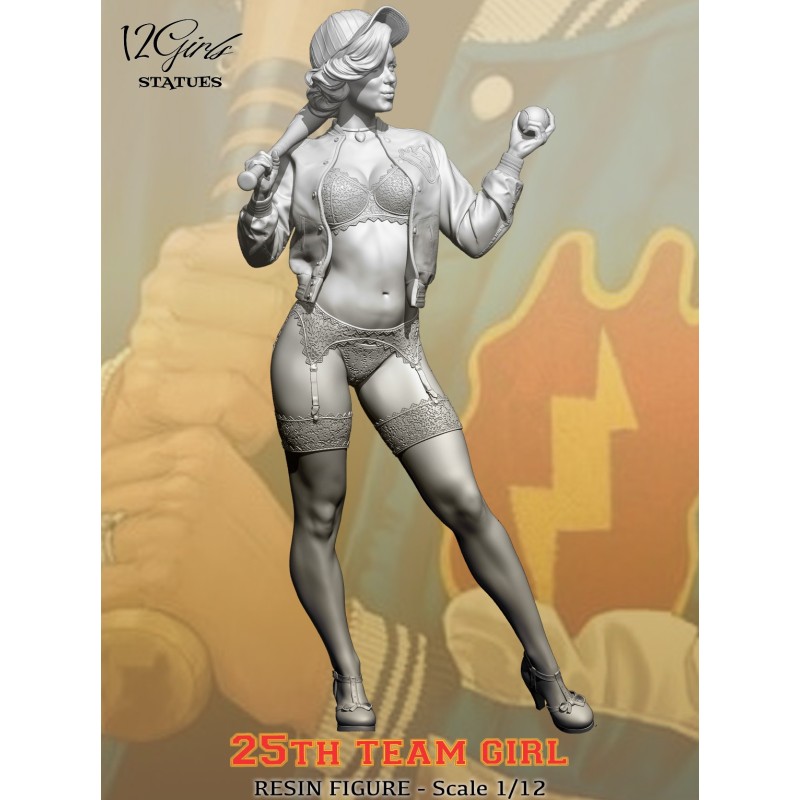 25th Team Girl . Scale 1/12